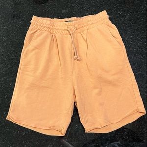 Men’s Orange Sweatshorts